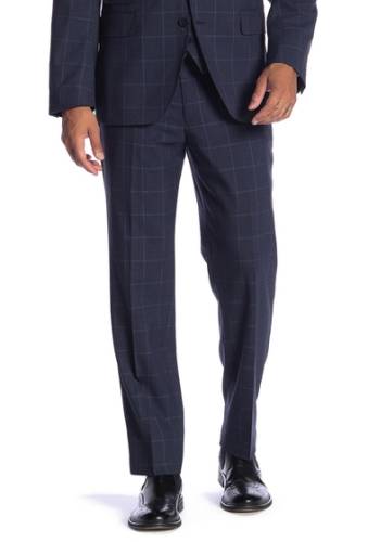 Imbracaminte barbati savile row co new heathrow windowpane modern fit suit separate pants - 30-34 inseam blue
