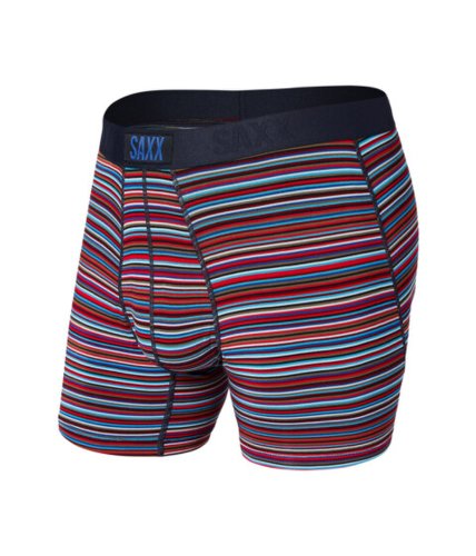 Imbracaminte barbati saxx underwear vibe super soft boxer brief blue vibrant stripe