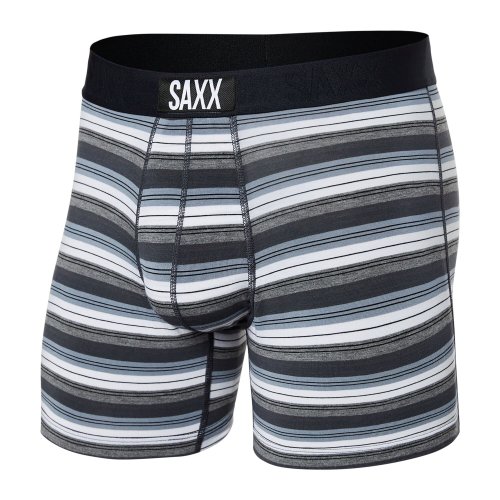 Imbracaminte barbati saxx underwear vibe super soft boxer brief freehand stripegrey