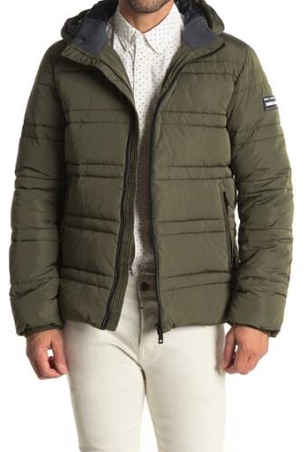 Imbracaminte barbati scotch soda classic hooded primaloft jacket 0115-army