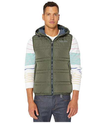 Imbracaminte barbati scotch soda classic hooded quilted body warmer army