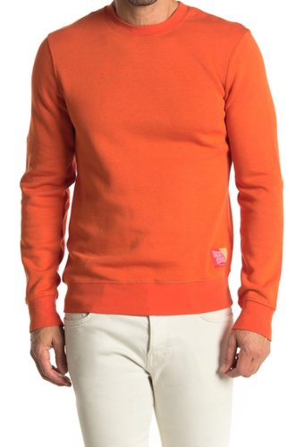 Imbracaminte barbati scotch soda crew neck knit sweater 0212-burning orange
