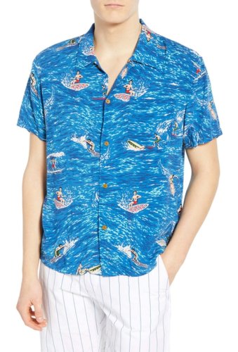 Imbracaminte barbati scotch soda hawaiian fit short sleeve camp shirt 0217-combo a