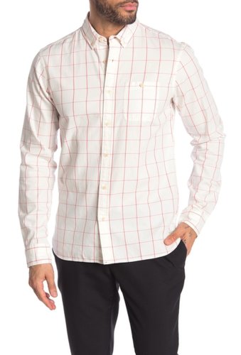 Imbracaminte barbati scotch soda long sleeve button down regular fit oxford shirt 0218-combo b