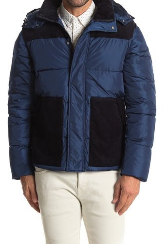 Imbracaminte barbati scotch soda quilted mixed media jacket 0081-worker blue