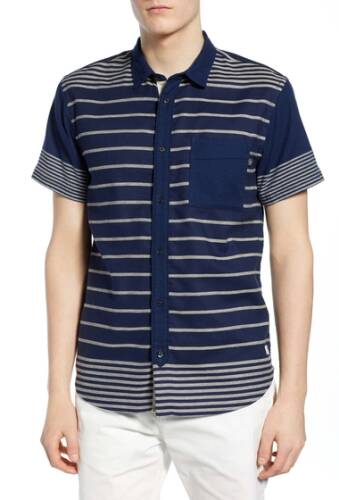 Imbracaminte barbati scotch soda stripe knit button down regular fit shirt 0217-combo a