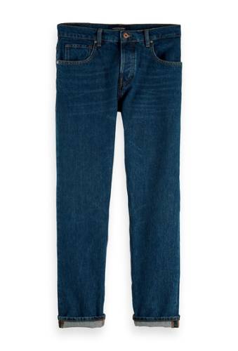 Imbracaminte barbati scotch soda the norm simple shade high rise straight fit jeans 2624-simple shade