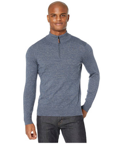 Imbracaminte barbati smartwool sparwood 12 zip sweater alpine bluemedium gray marl