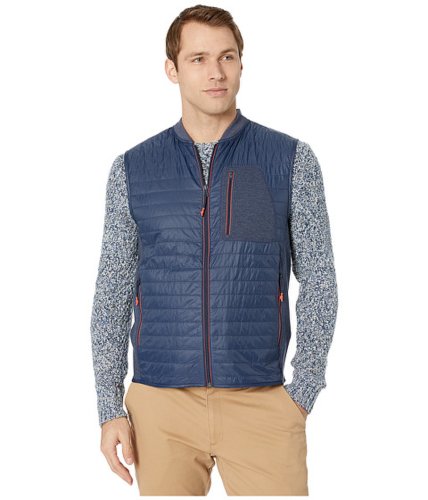 Imbracaminte barbati southern tide forrest creek quilted bomber vest navy