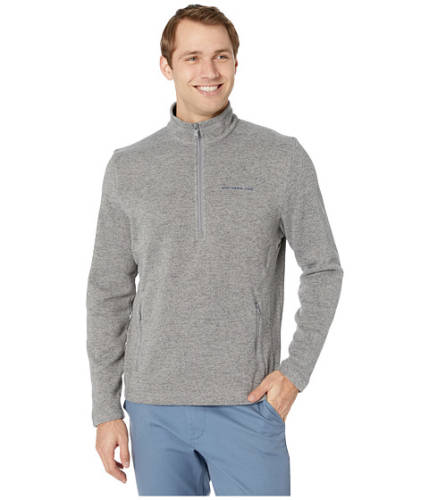 Imbracaminte barbati southern tide samson peak sweater fleece 14 zip pullover steel grey