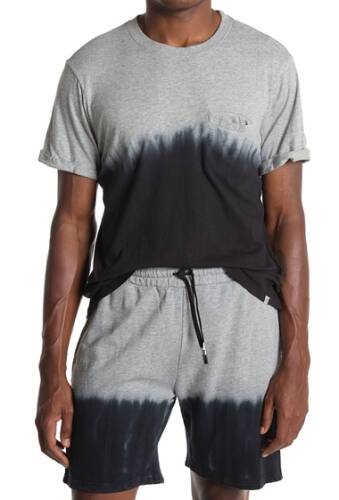 Imbracaminte barbati sovereign code segundo dip dye print t-shirt light heather greyb