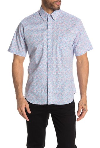 Imbracaminte barbati tailorbyrd floral short sleeve regular fit shirt multi