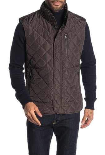 Imbracaminte barbati tailorbyrd quilted puffer vest brown