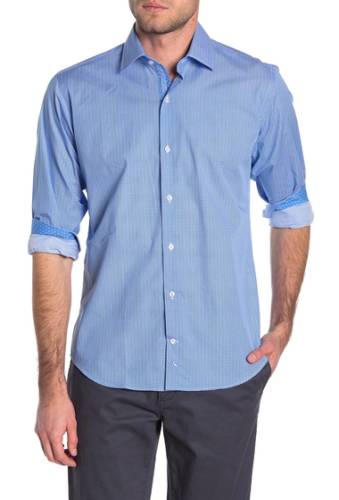 Imbracaminte barbati tailorbyrd regular fit long sleeve shirt peri blue