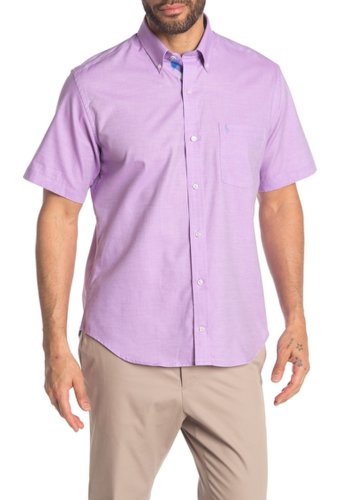 Imbracaminte barbati tailorbyrd short sleeve regular fit shirt purple