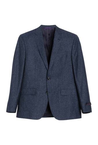 Imbracaminte barbati ted baker london medium blue marled two button notch lapel suit medium blue