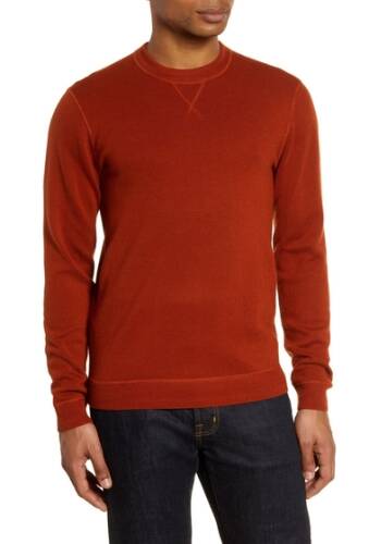 Imbracaminte barbati ted baker london monop slim fit crewneck wool sweater orange