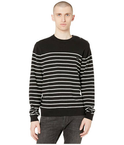 Imbracaminte barbati the kooples striped sweater blackwhite