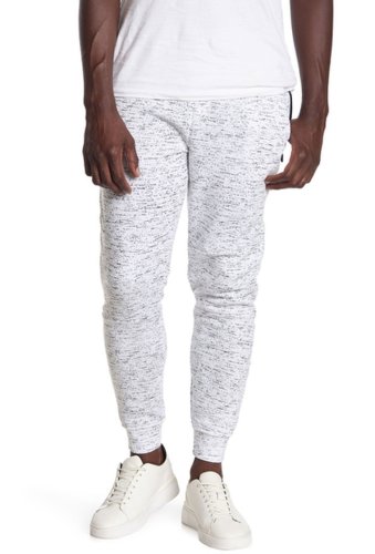 Imbracaminte barbati the narrows zip pocket speckled zip joggers white base prnted space dye