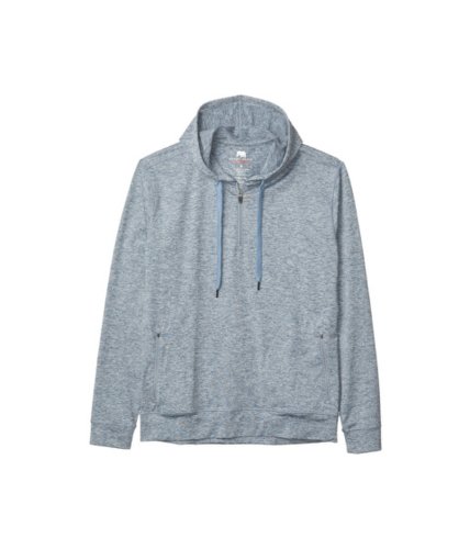 Imbracaminte barbati the normal brand performance 12 zip hoodie mineral blue