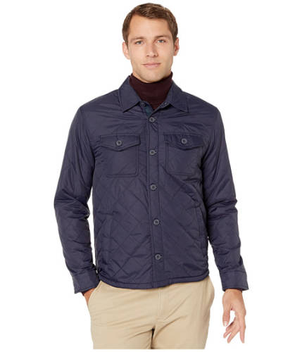 Imbracaminte barbati the normal brand quilted sherpa lined shacket navy