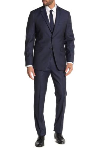 Imbracaminte barbati theory xylo nested sharkskin two button notch lapel suit royal