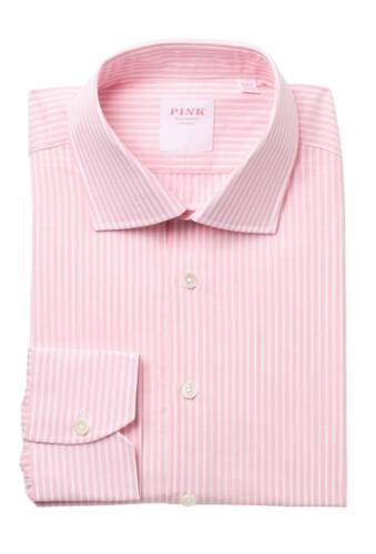 Imbracaminte barbati thomas pink provence stripe dress shirt pale pinkwhite