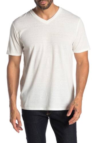 Imbracaminte barbati threads 4 thought v-neck short sleeve t-shirt white