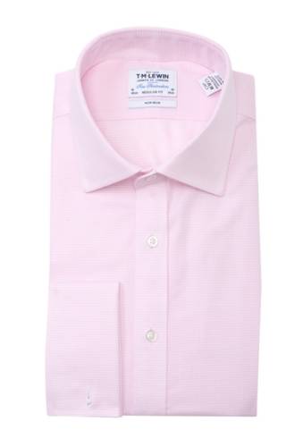 Imbracaminte barbati tm lewin dogtooth regular fit dress shirt pink