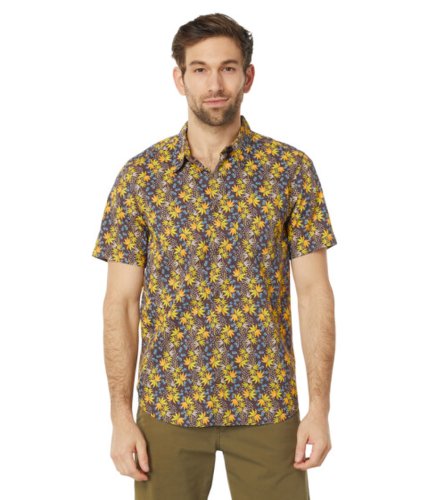 Imbracaminte barbati toadco fletch short sleeve shirt raisin palm print