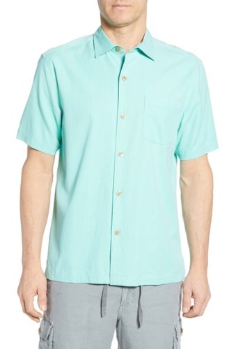 Imbracaminte barbati tommy bahama catalina short sleeve sport shirt mint mojit