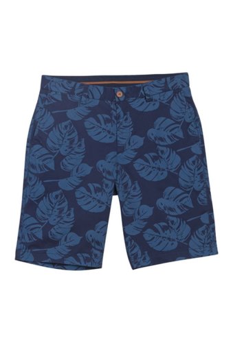 Imbracaminte barbati tommy bahama puerto real fronds palm leaf print shorts navy