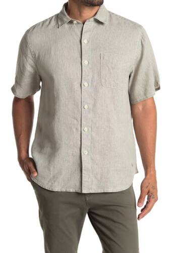 Imbracaminte barbati tommy bahama sea glass breezer original fit linen shirt lt grey