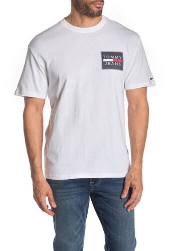 Imbracaminte barbati tommy hilfiger logo chest box t-shirt ya2-classic white