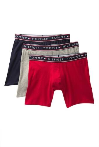 Imbracaminte barbati tommy hilfiger stretch boxer briefs - pack of 3 mahogany