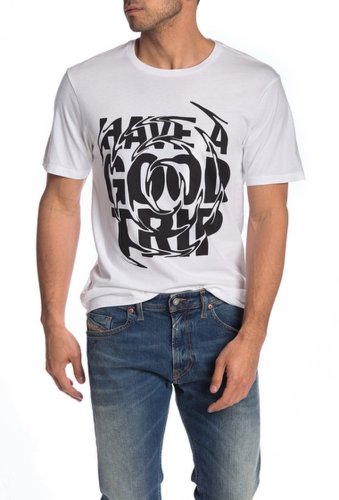 Imbracaminte barbati true religion nice trip graphic t-shirt white