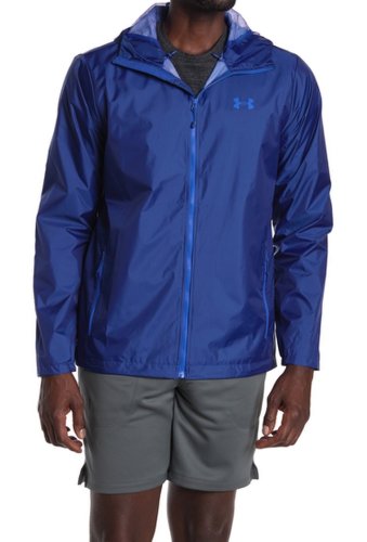 Imbracaminte barbati under armour forefront rain jacket 449 american blue