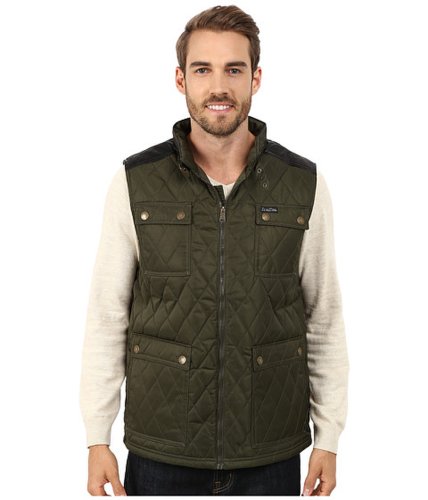 Imbracaminte barbati us polo assn quilted vest with pu yoke forest night