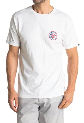 Imbracaminte barbati vans checker circle short sleeve t-shirt white