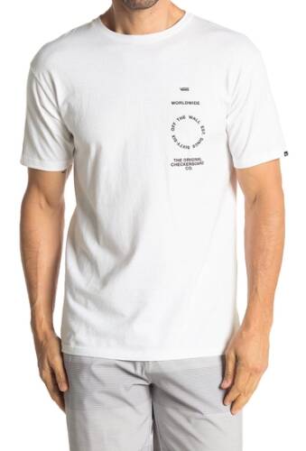 Imbracaminte barbati vans distortion type short sleeve t-shirt white