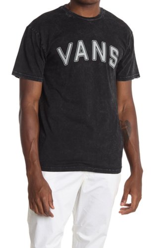 Imbracaminte barbati vans vintage wash logo t-shirt black