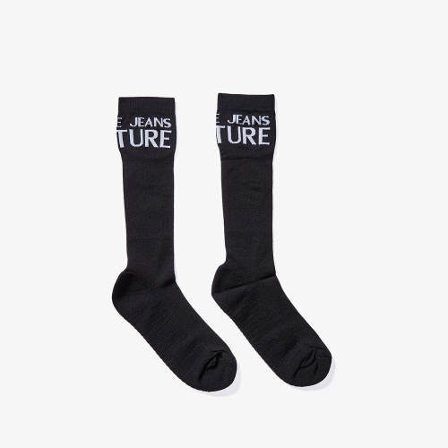 Imbracaminte barbati versace intarsia logo socks black