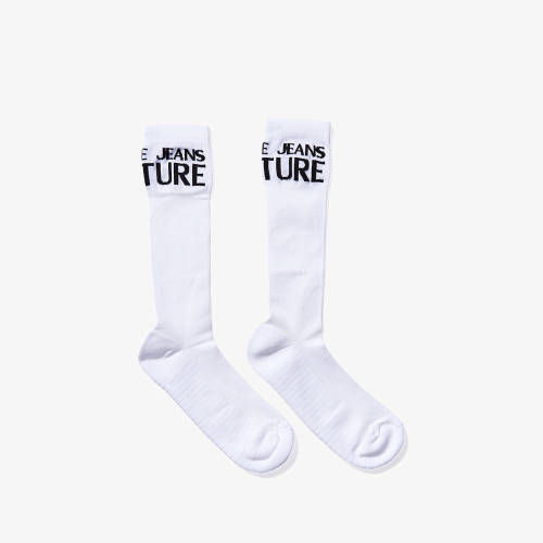 Imbracaminte barbati versace intarsia logo socks optic white