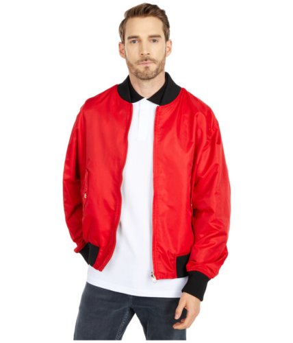 Imbracaminte barbati versace jeans couture leo chain print reversible nylon jacket racing red