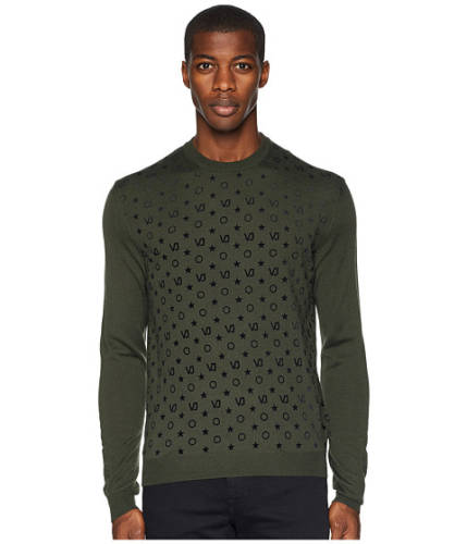 Imbracaminte barbati versace patterned sweater thyme