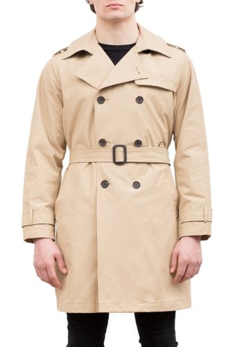 Imbracaminte barbati vince camuto double brested belted trench beige