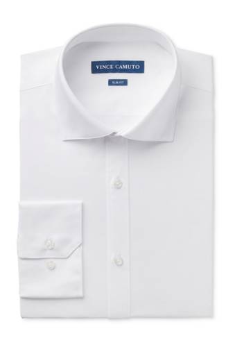 Imbracaminte barbati vince camuto solid slim fit dress shirt white solid