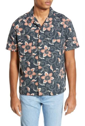 Imbracaminte barbati vince double face floral slim fit hawaiian shirt coastal