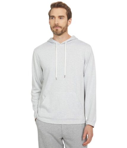 Imbracaminte barbati vince herringbone pullover hoodie heather greyoff-white