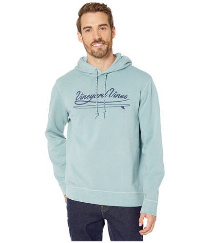 Imbracaminte barbati vineyard vines woodhouse garment-dyed popover hoodie seacliff blue